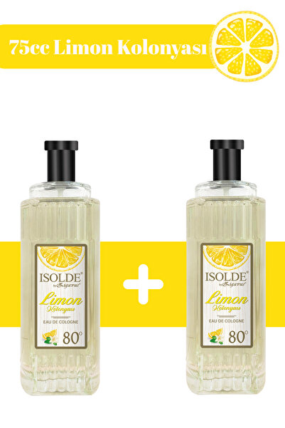Zigavus Isolde Limon Kolonyası 75 CC X 2 - Cam Şişe Sprey
