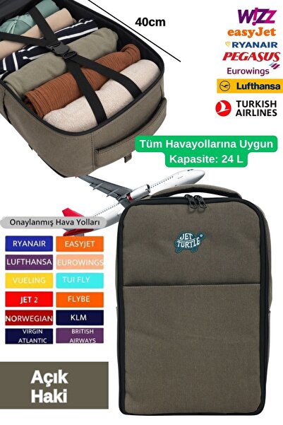 Jet Turtle Σακίδιο ταξιδιού 40cm 40x30x20 cm Pegasus, Wizz Air, Ryanair, Βαλί...