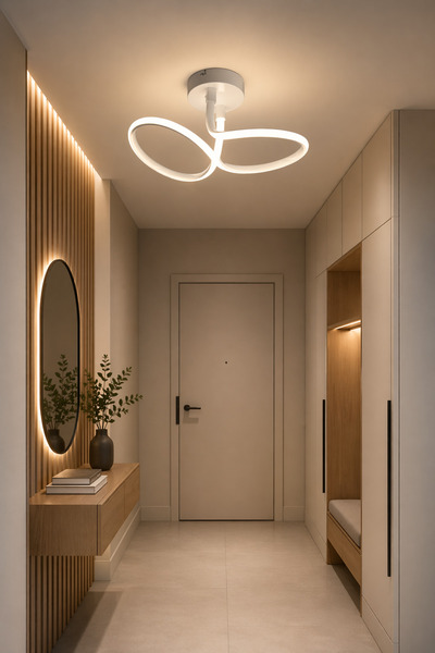 NisaLuce Lara Ledli Avize-beyaz Led Avize Modern Dekoratif Salon Avizesi Antr...