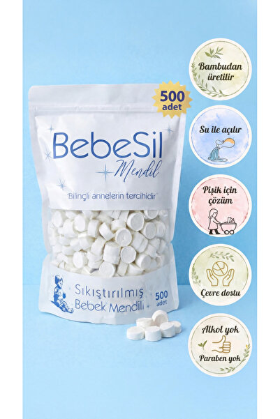 BebeSil Sıkıştırılmış Bebek Mendili