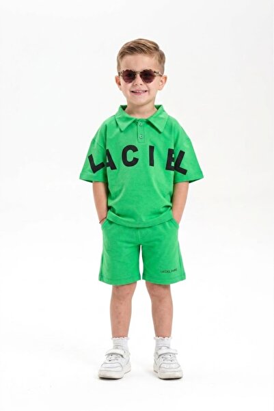 Motebarn Wear Boy's Laci'El Paris με λεπτομέρεια με λογότυπο στο κάτω μέρος τ...