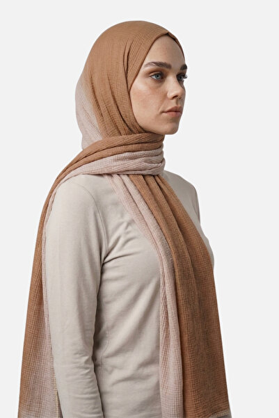 Mooncorn Σάλι Latte Gradient Muslin