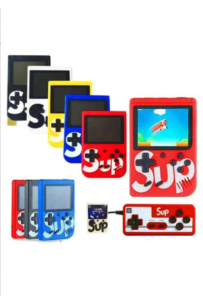 Reinforced Series Sup Ateri Game Console 2-Player Mini Handheld Arcade 400-Game DTI Mixed color