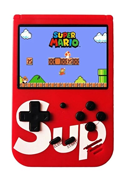 SUP Çift Kol 400 Nostalji Oyunlu Mini Atari Gameboy Oyun Konsolu Karışık renk