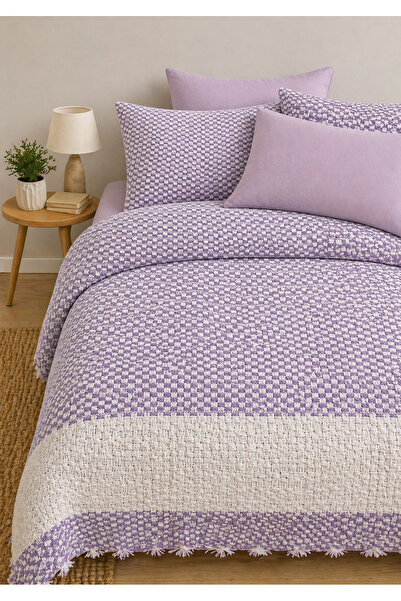 cs ilkim Φυσικό 100% βαμβακερό διπλό πικέ, κάλυμμα κρεβατιού