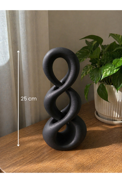 LayerOne Modern Sonsuzluk Formu Dekoratif Biblo