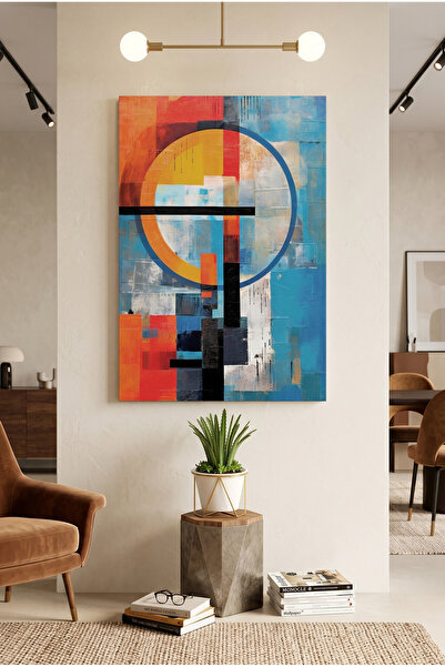 Yurudesign Art Serisi Uv Baskı Tablo Mavigöz 90cm*60cm AT19-W