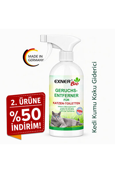 exner bio Kedi Kumu Koku Giderici Sprey, Kedi Kumu Tuvaleti İçin Koku Gideric...