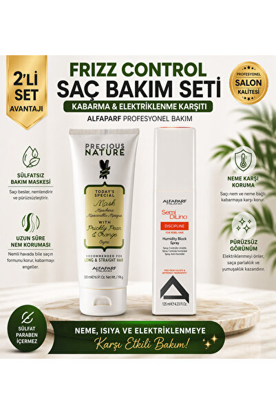 Alfapars Lisse Saç Bakım Seti | Isı Koruyucu Sprey + Sülfatsız Saç Maskesi | ...
