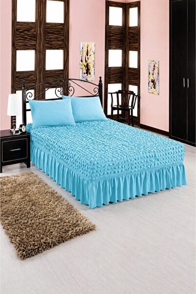 elgeyar Bürümcük Υφασμάτινη ελαστική σεντόνι φούστα, εύκαμπτο κάλυμμα κρεβατι...