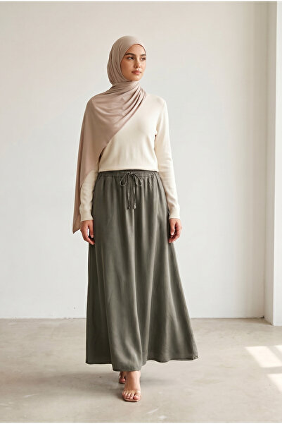 lavrisa تنورة تانسل بخصر مطاطي - LVR002