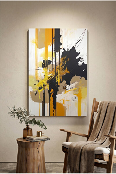 Yurudesign Art Serisi Uv Baskı Tablo Sarıkarma 90cm*60cm AT21-W