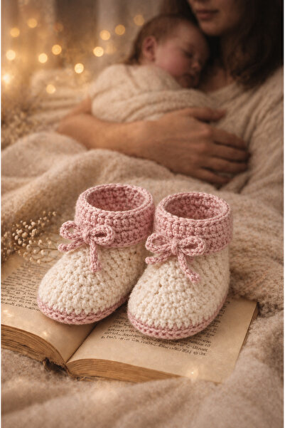 İpeksi Handmade El Örgüsü Bebe Patik