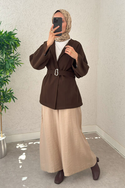 Salih Çelebi Premium Cashmere Coat 0019 - ΚΑΦΕ