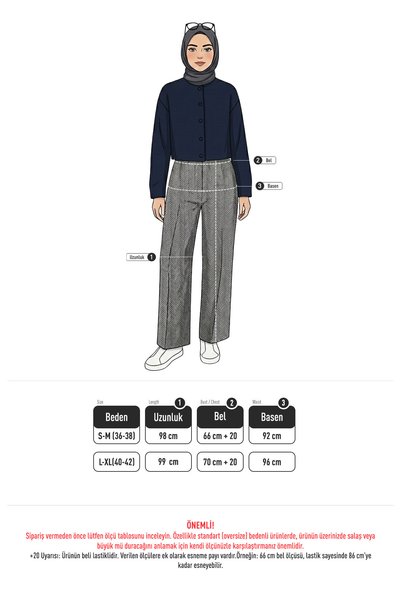 zenne Pantaloni cu model șireturi 0055 - KHAKI DESCHIS