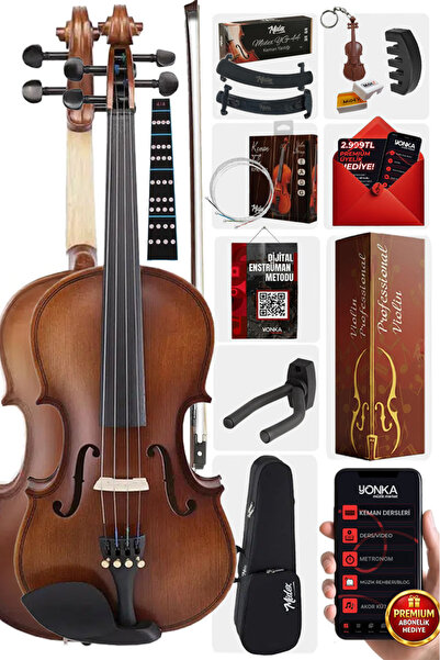Midex Lma-644-pak Profesyonel Keman 4/4 Tam Boy (YASTIK SUSTURUCU YEDEK TEL Ç...