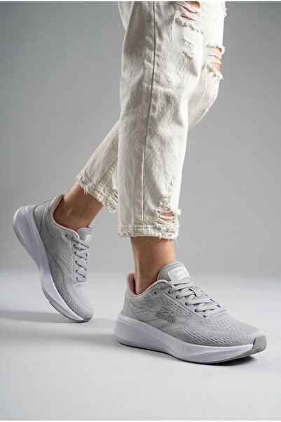 Slazenger ®   I WİSE Premium Series Γυναικεία Γκρι/Ροζ Αθλητικά Παπούτσια για...