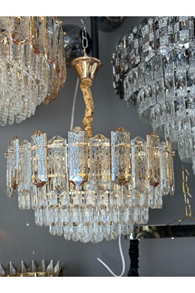 Led 2025 MODEL 50 CM KRİSTAL LÜX SALON AVİZESİ