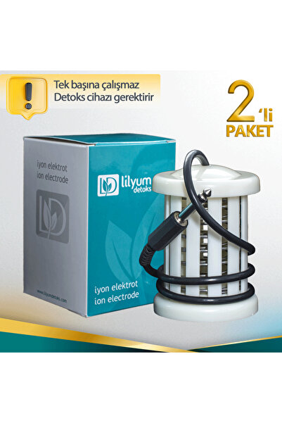 lilyum detoks Ayak Detoks Cihazı Iyon Elektrotu Array Beyaz 2 Adet