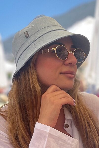 Sofist İstanbul Μαλακό μπλε καπέλο City Bucket Unisex Ανοιχτό μπλε καπέλο ψαρά