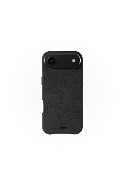 iphone Husă Premium Velurr Alcantara Series, 17 Air, Negru