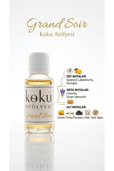 KokuAtölyesi MFK Grand Soir Parfüm Esansı 20 ML – Amberli Vanilyalı Yoğun Niş...