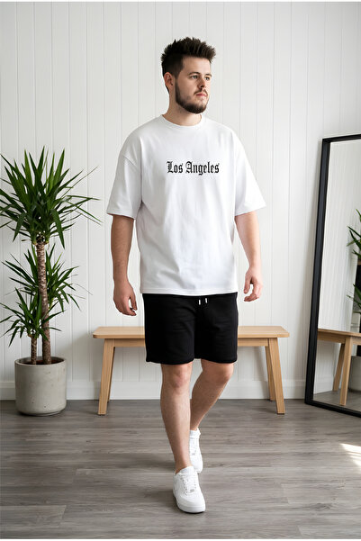 HOFFNUNG Σετ σορτς μπλουζάκι UNISEX 2 Thread Los Angeles