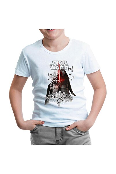 Lord T-Shirt تي شيرت ستار وورز - The Force Awakens 11 للأطفال باللون الأبيض