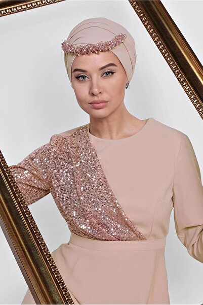 Alvina PUL PAYET DETAYLI ABİYE ELBİSE 4218