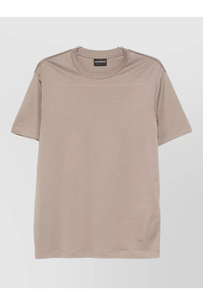Emporio Armani Men's Short Sleeve Crew Neck Relaxed Fit Gray T-Shirt