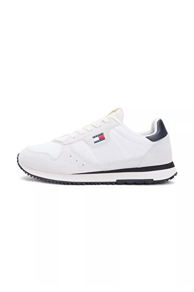 Tommy Hilfiger Men's Brand Logo Casual White Sneaker Suitable for Daily Use E...