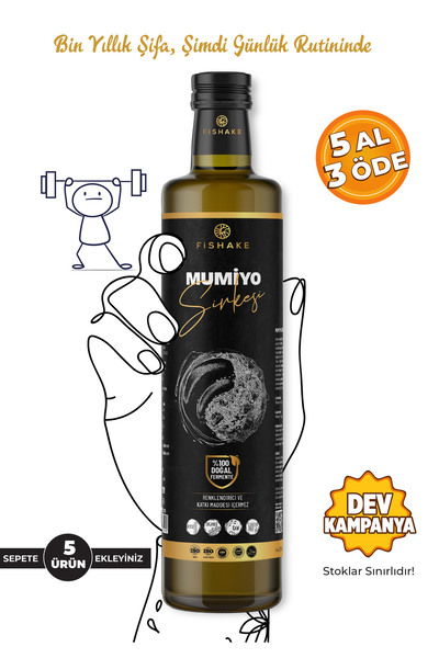 FiShake Mumiyo Sirkesi ( %100 Doğal Fermente )