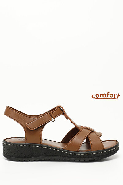 GÖNDERİ(R) Γυναικεία σανδάλια Taba Gön 45615