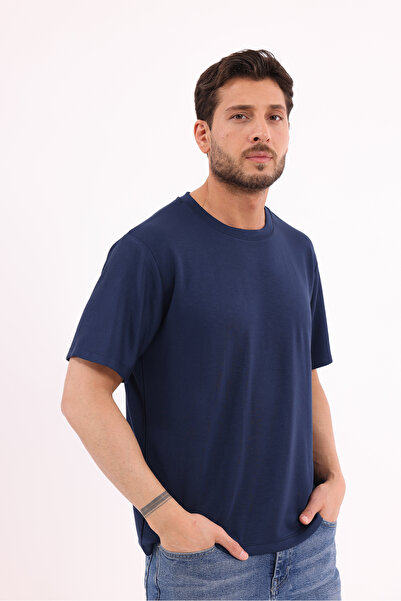 freemen Ανδρικό μπλουζάκι σε σκούρο μπλε ναυτικό χρώμα – Αναπνεύσιμο, με απαλ...