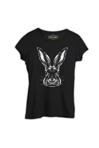 Lord T-Shirt Animal - Rabbit Black Women's T-Shirt