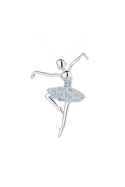 delis 925 silver pendant, JW1596, ballerina model, rhodium plated