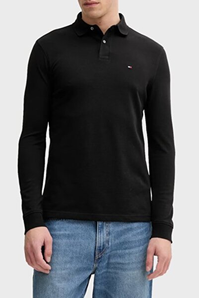 Tommy Hilfiger Ανδρικό μπλουζάκι με λογότυπο σημαίας από οργανικό βαμβάκι, μα...