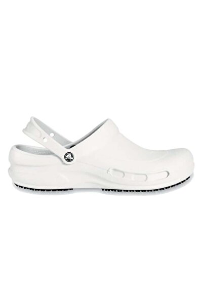 Crocs Λευκές παντόφλες Unisex με λογότυπο μάρκας για άνετη καθημερινή χρήση