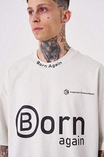 Machinist Tricou oversize imprimat pentru bărbați, Imagination Creates, gri s...