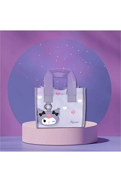 Miniso Sanrio Lisanslı Kuromi Kare Yiyecek Çantası – Dayanıklı ve Isı Korumal...
