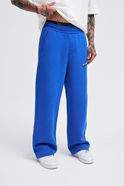 Machinist Ανδρικό oversized φαρδύ παντελόνι μπλε κοβαλτίου μπλε