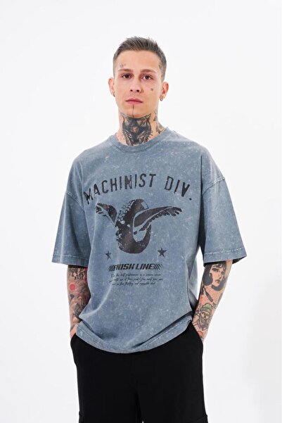 Machinist Ανδρικό μπλουζάκι με στάμπα με στάμπα Ghost Spotted