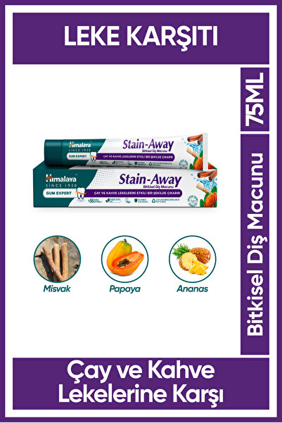 Himalaya Since 1930 Leke Karşıtı Bitkisel Diş Macunu, Florürsüz, Parabensiz, ...