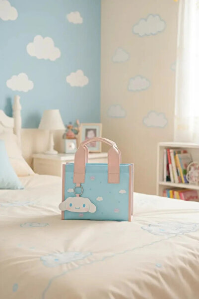 Miniso Sanrio Lisanslı Cinnamoroll Kare Yiyecek Çantası – Suya Dayanıklı Prat...