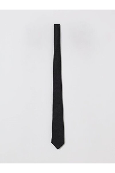 Emporio Armani Ανδρική μαύρη μεταξωτή γραβάτα με μικροσχέδια