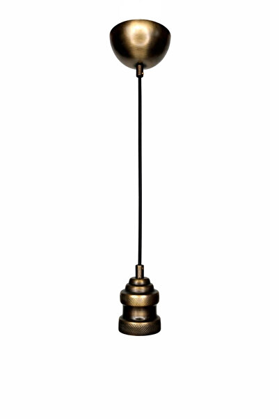 CONANA Dekoratif Sarkıt E27 Duy 70cm Metal PVC Kablo Eskitme D03