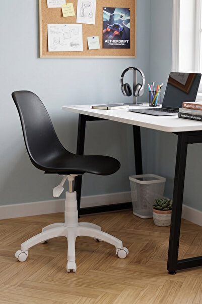VİLİNZE Vilinze Eames Çalışma Koltuğu Tekerlekli Ofis Sandalyesi