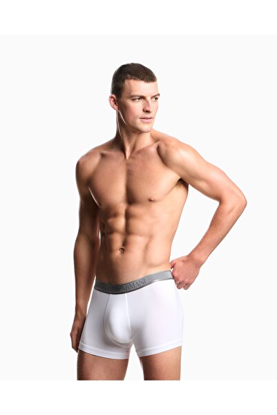 Emporio Armani Ανδρικό ελαστικό ύφασμα μέσης με επιγραφή μάρκας, στενό, κοντό...