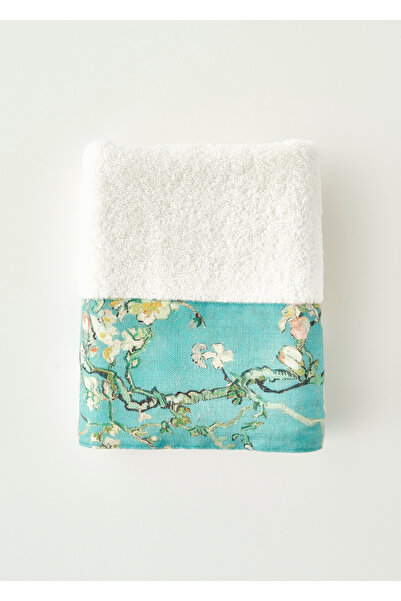 Bella Maison 100% Βαμβακερή πετσέτα προσώπου Van Gogh Almond Blossom Τυρκουάζ...