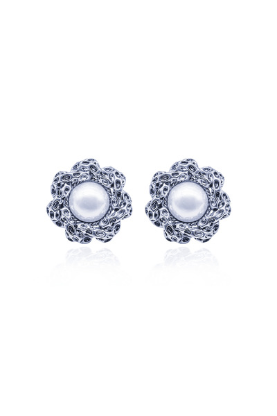 Bayemeyc Ophidia Pearl Earrings